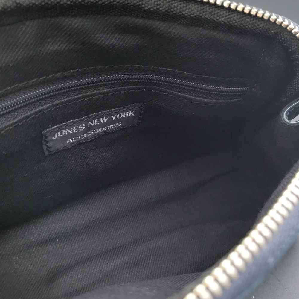 Jones New York Navy Croc handbag - Picture 4 of 6